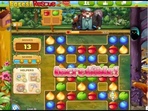 Video guide by Jiri Bubble Games: Forest Rescue 2 Friends United Level 10 #forestrescue2