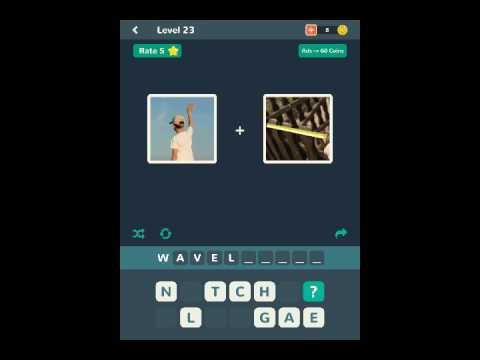 Video guide by Wordbrain solver: Just 2 Pics Level 23 #just2pics