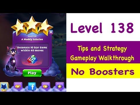 Video guide by Grumpy Cat Gaming: Bejeweled Stars Level 138 #bejeweledstars