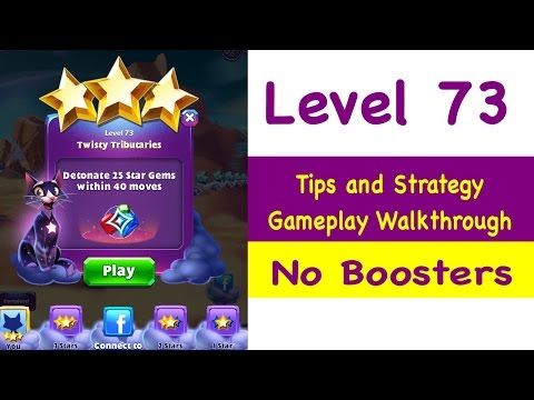 Video guide by Grumpy Cat Gaming: Bejeweled Stars Level 73 #bejeweledstars