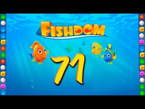 Video guide by GoldCatGame: Fishdom Level 71 #fishdom