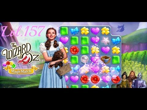 Video guide by Sakura Gaming: The Wizard of Oz: Magic Match Level 157 #thewizardof