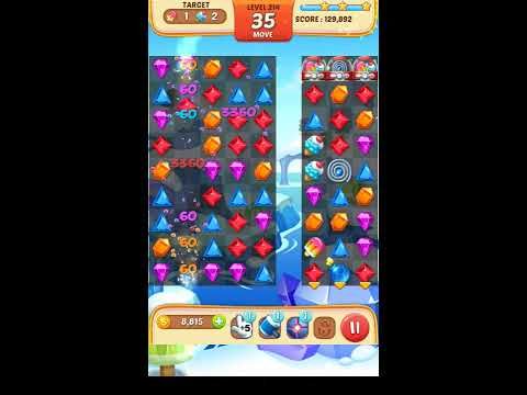 Video guide by Apps Walkthrough Tutorial: Jewel Match King Level 214 #jewelmatchking