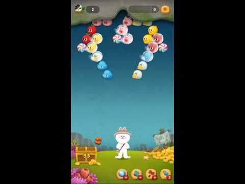 Video guide by happy happy: LINE Bubble Level 595 #linebubble