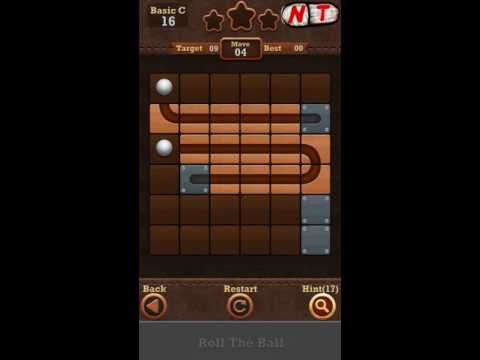 Video guide by Nabok Tapok: Roll the Ball: slide puzzle Level 16 #rolltheball