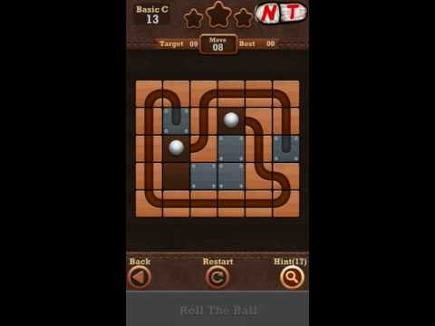 Video guide by Nabok Tapok: Roll the Ball: slide puzzle Level 13 #rolltheball