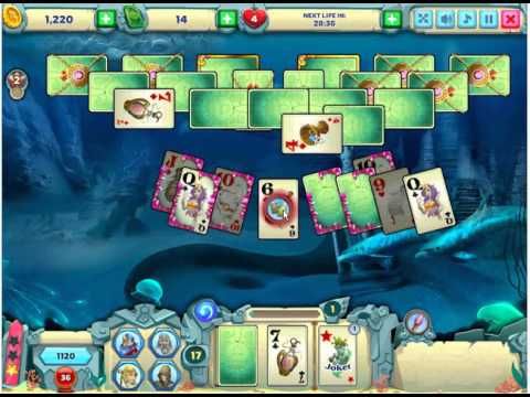 Video guide by Jiri Bubble Games: Solitaire Atlantis Level 36 #solitaireatlantis