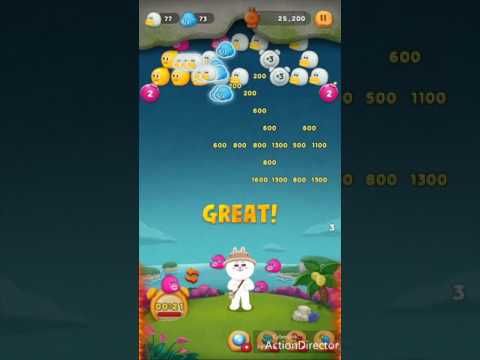 Video guide by happy happy: LINE Bubble 2 Level 875 #linebubble2