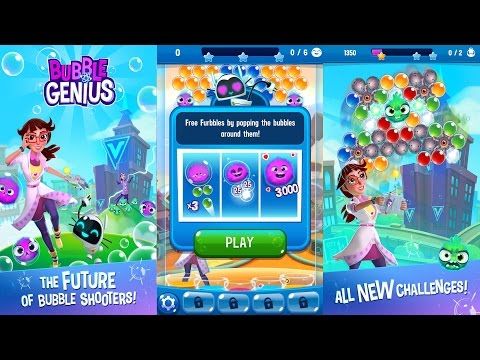 Video guide by Android Games: Bubble Genius Level 1 #bubblegenius