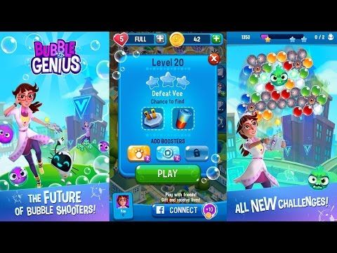 Video guide by Android Games: Bubble Genius Level 20 #bubblegenius