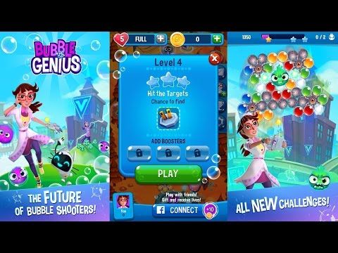 Video guide by Android Games: Bubble Genius Level 4 #bubblegenius