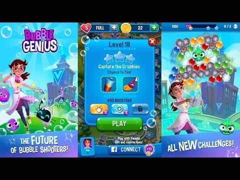 Video guide by Android Games: Bubble Genius Level 18 #bubblegenius