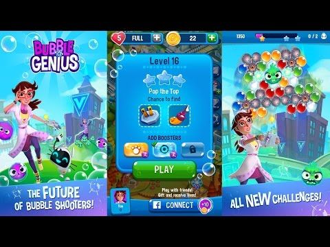 Video guide by Android Games: Bubble Genius Level 16 #bubblegenius