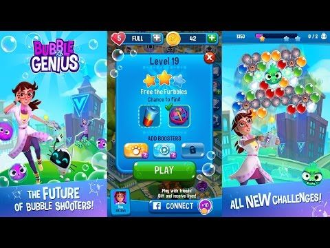 Video guide by Android Games: Bubble Genius Level 19 #bubblegenius