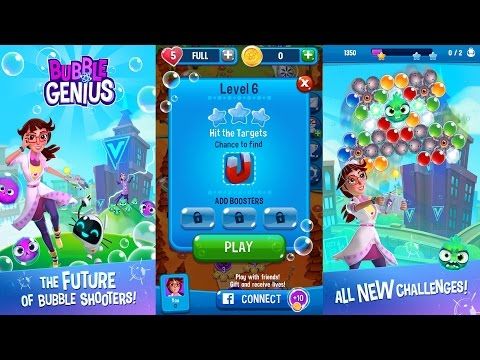 Video guide by Android Games: Bubble Genius Level 6 #bubblegenius