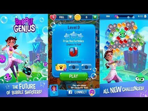 Video guide by Android Games: Bubble Genius Level 9 #bubblegenius