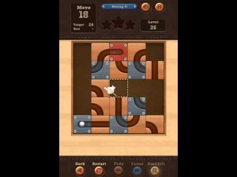 Video guide by iplaygames: Roll the Ball: slide puzzle  - Level 26 #rolltheball