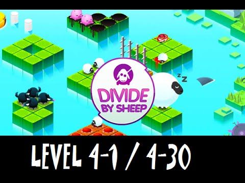 Video guide by IGV IOS and Android Gameplay Trailers: Divide By Sheep  - Level 4 #dividebysheep