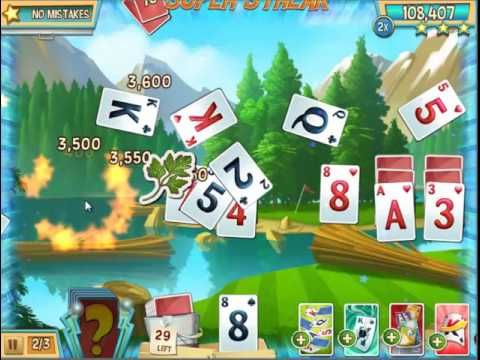 Video guide by Game House: Fairway Solitaire Level 66 #fairwaysolitaire