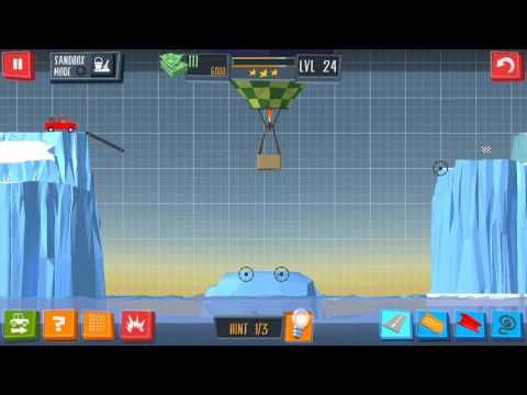 Video guide by Android Gamer: Build a Bridge! Level 24 #buildabridge