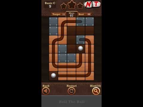 Video guide by Nabok Tapok: Roll the Ball: slide puzzle Level 9 #rolltheball