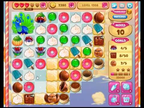 Video guide by Gamopolis: Candy Valley Level 1208 #candyvalley