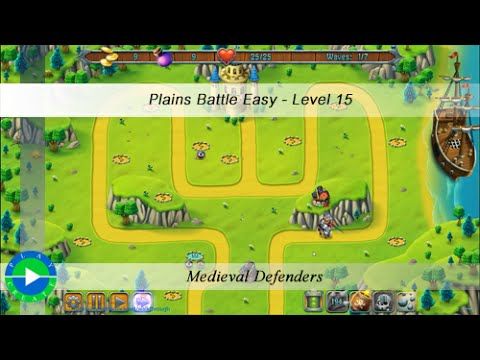 Video guide by myhomestock.net: Medieval Defenders ! Level 15 #medievaldefenders
