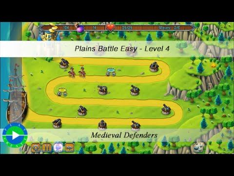 Video guide by myhomestock.net: Medieval Defenders ! Level 4 #medievaldefenders