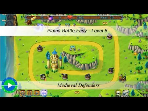 Video guide by myhomestock.net: Medieval Defenders ! Level 8 #medievaldefenders