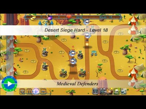 Video guide by myhomestock.net: Medieval Defenders ! Level 18 #medievaldefenders
