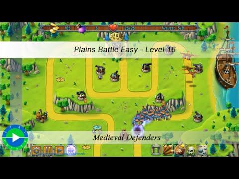 Video guide by myhomestock.net: Medieval Defenders ! Level 16 #medievaldefenders