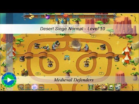 Video guide by myhomestock.net: Medieval Defenders ! Level 10 #medievaldefenders
