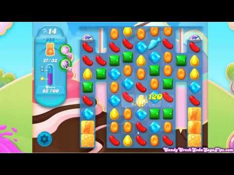 Video guide by Pete Peppers: Candy Crush Soda Saga Level 385 #candycrushsoda