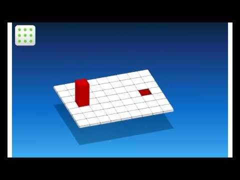 Video guide by Drawbridge Software: Block N Roll 3D Level 01 #blocknroll