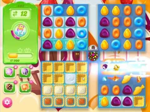 Video guide by skillgaming: Candy Crush Jelly Saga Level 407 #candycrushjelly