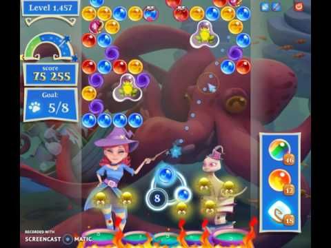 Video guide by Happy Hopping: Bubble Witch Saga 2 Level 1457 #bubblewitchsaga