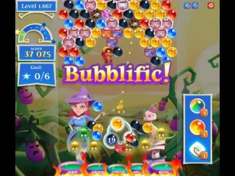 Video guide by skillgaming: Bubble Witch Saga 2 Level 1667 #bubblewitchsaga