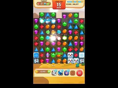Video guide by Apps Walkthrough Tutorial: Jewel Match King Level 163 #jewelmatchking