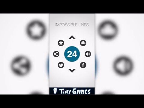 Video guide by Tiny Games: Impossible Lines Level 24 #impossiblelines