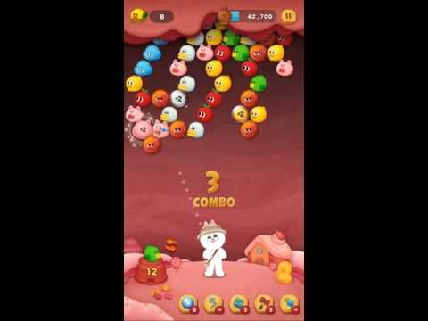 Video guide by happy happy: LINE Bubble Level 309 #linebubble