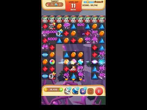 Video guide by Apps Walkthrough Tutorial: Jewel Match King Level 437 #jewelmatchking