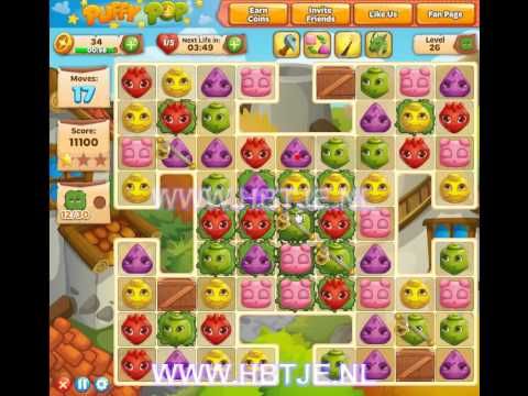 Video guide by fbgamevideos: Puffy Pop Level 26 #puffypop