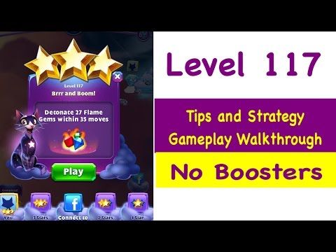 Video guide by Grumpy Cat Gaming: Bejeweled Stars Level 117 #bejeweledstars