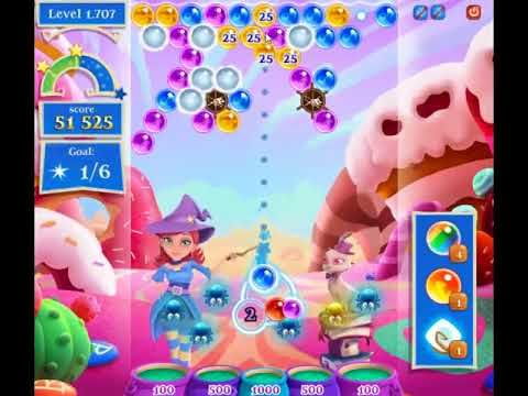 Video guide by skillgaming: Bubble Witch Saga 2 Level 1707 #bubblewitchsaga
