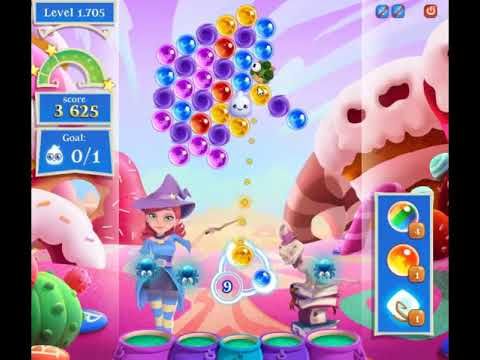Video guide by skillgaming: Bubble Witch Saga 2 Level 1705 #bubblewitchsaga