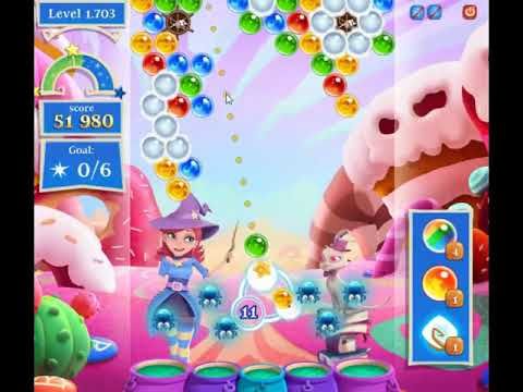 Video guide by skillgaming: Bubble Witch Saga 2 Level 1703 #bubblewitchsaga