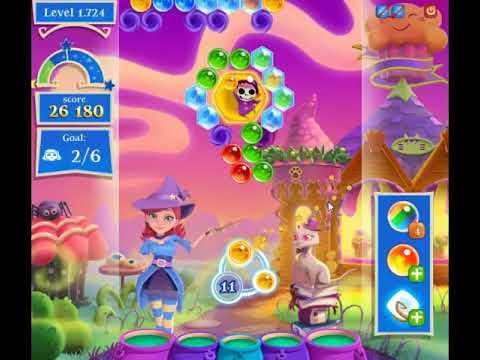 Video guide by skillgaming: Bubble Witch Saga 2 Level 1724 #bubblewitchsaga