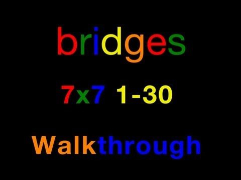 Video guide by : Flow Free: Bridges 7x7 levels 1-30 #flowfreebridges