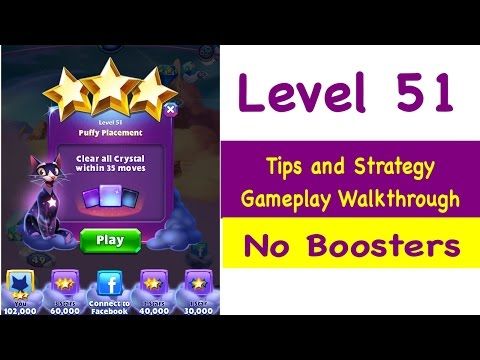 Video guide by Grumpy Cat Gaming: Bejeweled Stars Level 51 #bejeweledstars