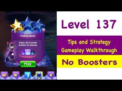 Video guide by Grumpy Cat Gaming: Bejeweled Stars Level 137 #bejeweledstars